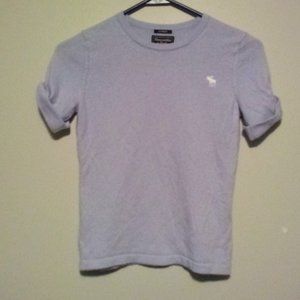 ABERCROMBIE & FITCH S/S 100%CASHMERE TOP
